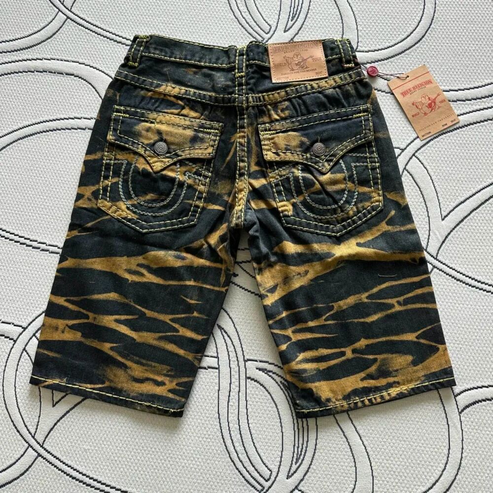 Vintage True Religion Made In USA Billy Big T Jean Shorts Jorts Size 30X13